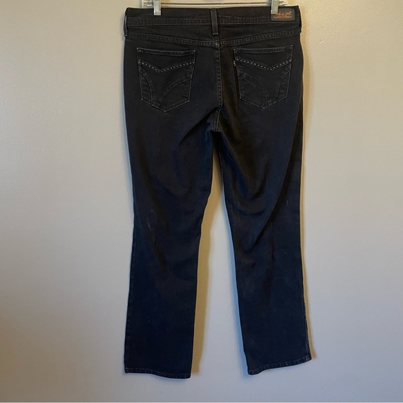 LEVIS 505 Jeans Straight Leg Black Women’s  Size 10M denim - Picture 2 of 11